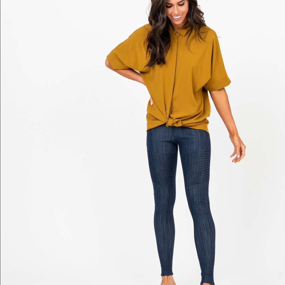 Denim Moto Jeggings